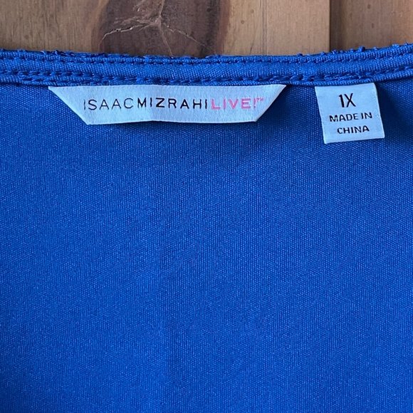 Isaac Mizrahi Lace Maxi Dress with Scallop Hem 1X - Picture 2 of 8